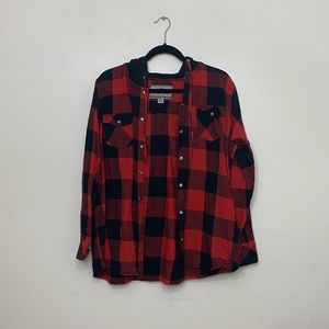 Legendary Whitetails | Size XXL | Hooded Buffalo Plaid Flannel